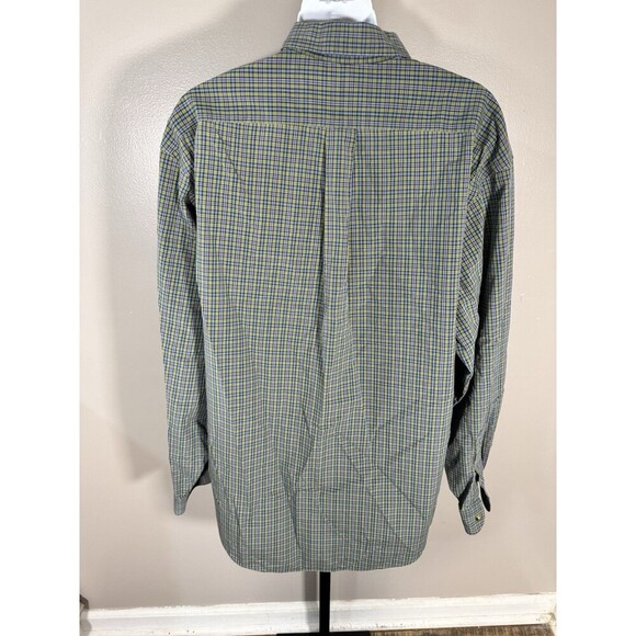 L.L. Bean Shirt Men’s Medium Regular Plaid Button Traditional Fit Casual - Picture 3 of 6